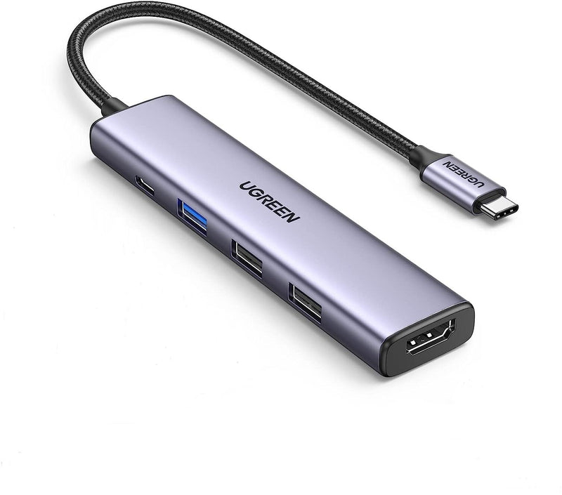 UGREEN CM 475 USB-C To HDMI + USB3.0 A + USB2.0 A (2 Ports) + PD Power Converter - UG-15495