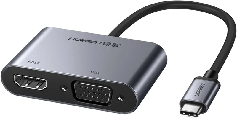 UGREEN CM162-50505 USB-C to HDMI + VGA +USB 3.0 Converter with 100W PD 
