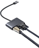 UGREEN CM162-50505 USB-C to HDMI + VGA +USB 3.0 Converter with 100W PD 