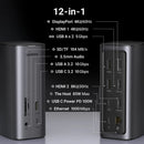 UGREEN CM681 90325 Revodok Pro 312 12-in-1 4k HDMI Universal Docking Station 