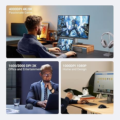 UGREEN  MU101 Ergonomic Wireless Mouse	