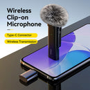 ULANZI WM-10-T One in One Type C Microphone – High-quality audio solution for clear voice recording and improved sound capture for content creation and communication
