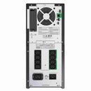 APC SMT2200IC Smart-UPS 2200VA 1980W rear panel showing IEC C13 and IEC C19 outlets, SmartConnect port, and SmartSlot