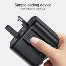 USAMS US-CC173 T55 12W Universal Multi Plug Travel Charger(Black)