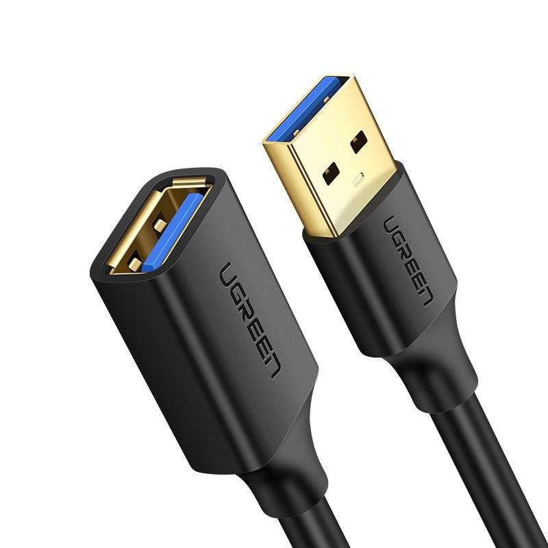 Ugreen US129 USB 3.0 Female to USB 3.0 Male Adapters  Extension Cord  Cable - 5M (90722)