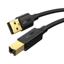 Ugreen US135 Cable USB 2.0 AM to BM, Gold Plated Printer Cable - 3M