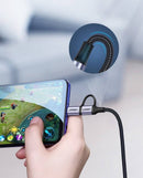 Ugreen US177 USB A to Micro USB + USB Type C Cable 1M