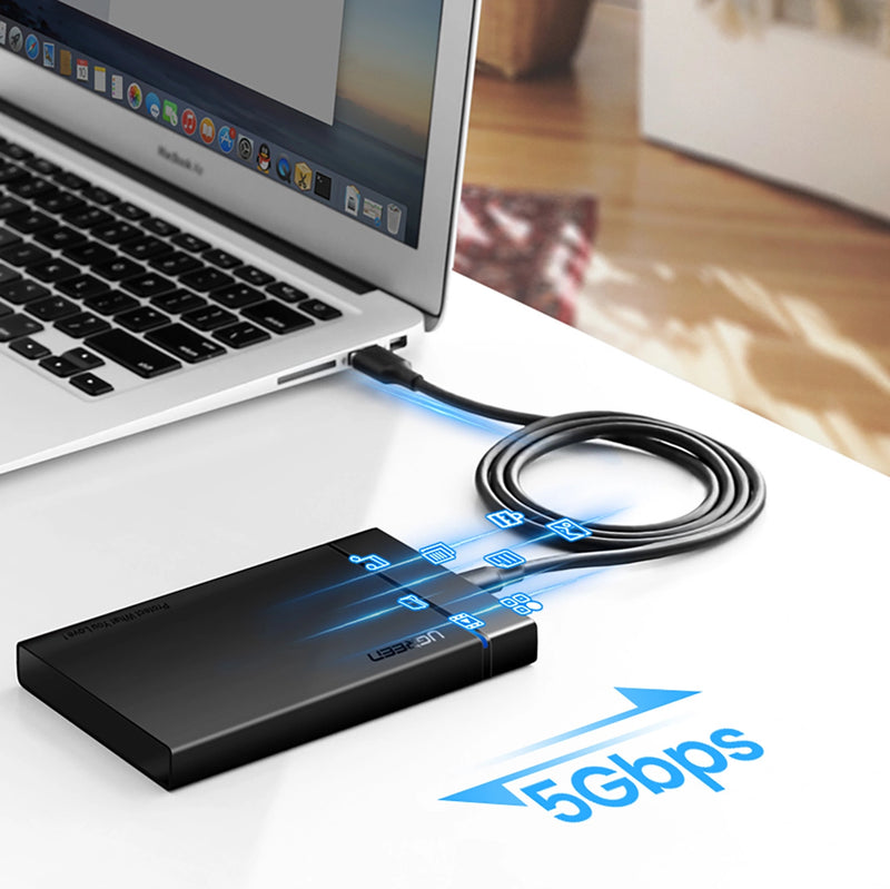 Ugreen US184 Fast Charging and Fast Data Transfer 5Gbps USB A to USB C 3.0 Cable- 1M