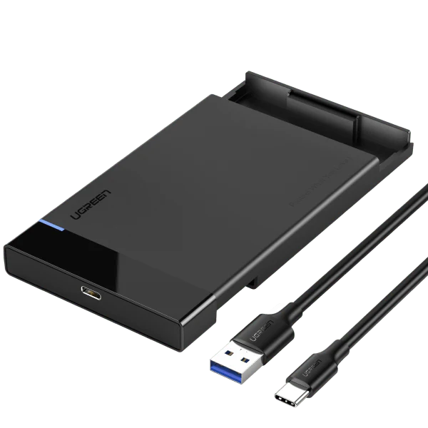 Ugreen US221 USB 3.0 SATA HDD SSD 2.5 External Drive Enclosure