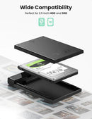 Ugreen US221 USB 3.0 SATA HDD SSD 2.5 External Drive Enclosure