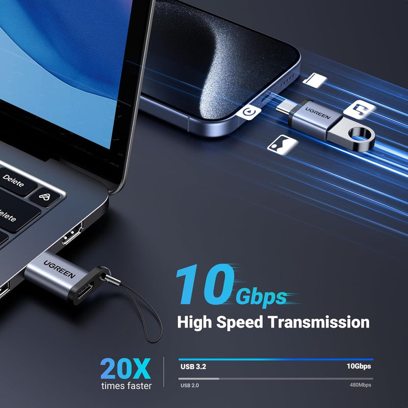 Ugreen US280 USB A Male to USB C Female Adapter (UG- 50568)