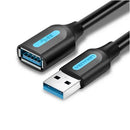 5Gbps high-speed USB 3.0 extension lead 1.5m connected to a computer port