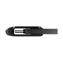 SanDisk Ultra Dual Drive Go 256GB showing dual USB-C and USB-A swivel connectors