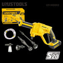 UYUSTOOLS CCW-IHD202 Cordless Pressure Washer 24 Bar – Portable 20V Power Cleaner with 5-in-1 Nozzle, Foam Cup, 6M Hose, Long & Short Lance for Car Wash & Outdoor Cleaning