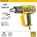 Uyustools UY-PSC02-2000 - Corded Electric 3 Speed Heat Gun - Professional Hot Air Tool for DIY, Crafting, Shrinking, and Electronics