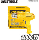 Uyustools UY-PSC2000 Corded Electric 2 Speed Heat Gun - Professional Industrial Hot Air Tool for Shrinking, Drying, and DIY Projects