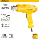 Uyustools UY-PSC2000 Corded Electric 2 Speed Heat Gun - Professional Industrial Hot Air Tool for Shrinking, Drying, and DIY Projects
