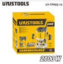 Uyustools UY-TPR02-12 Electric Wood Router – High-Speed Woodworking Router for Precision Cutting, Carving, Engraving, and DIY Home Projects