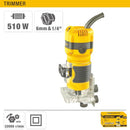 Uyustools UY-TPT6 Wood and Laminate Trimmer – High-Precision Edge Cutting Tool for Woodworking, DIY Projects, and Cabinet Making