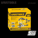 UYUSTOOLS CJS-ICL202 Brushless Cordless Jig Saw – 20V Lithium-Ion Power Tool with Adjustable Speed, Orbital Action & Dust Blower for Smooth, Accurate Cuts