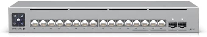 Ubiquiti UniFi USW-Pro-Max-16-PoE Switch 16-port,switch with 2.5 GBE, PoE++ 
