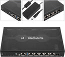 Ubiquiti EdgeRouter ER-6P Gigabit Router with SFP – Heavy Duty Professional Grade Enterprise Edge Router with Advanced Routing, PoE Support, and High Performance Network Connectivity for Business, ISP, and Industrial Applications