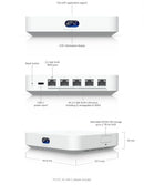 Ubiquiti UCG-Max Cloud Gateway Max – Professional Grade Cloud Managed Network Gateway with Advanced Routing, Security, and High Performance Connectivity for Enterprise, Business, and ISP Network Applications