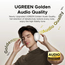 Ugreen HP205 Studio Max2 Wireless Headphones – High Fidelity Bluetooth Over Ear Headphones with Deep Bass and Long Battery Life for Professional Audio, Studio Monitoring, Travel, and Daily Use