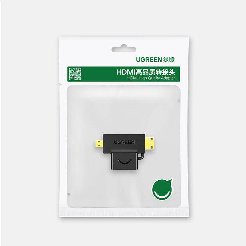 Ugreen Micro HDMI Male + Mini HDMI Male to HDMI Female Adapter - HD129