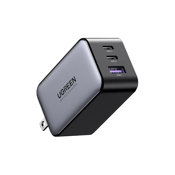 Ugreen Nexode 65W USB C GaN Charger-3 Ports Wall Charger (CD306)