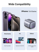 UGREEN Nexode Pro 65W 3-Port GaN Fast Charger UK Plug + 1.5m 100W USB-C Cable – UG-25872 X755