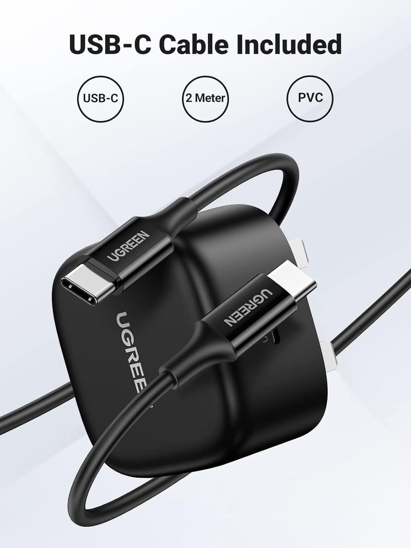 Ugreen USB-C 25W PD Charger With C-C 2M Cable - CD250