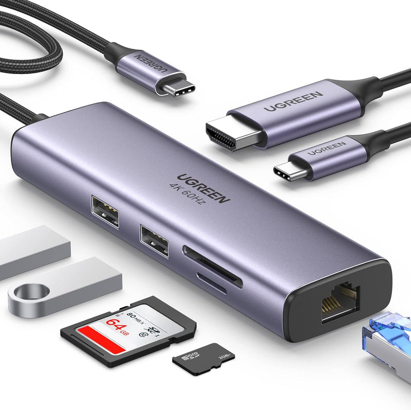 Ugreen USB-C 4K HDMI USB C Hub 7-in-1 (CM512) 