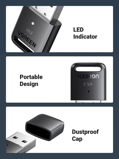 Ugreen V5.3 USB Bluetooth Adapter (CM591)