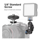 Ulanzi R102 Double Ball Head & 1/4'' Screw – Compact mounting accessory for flexible camera and device positioning