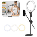 Ulanzi T1 Desktop Overhead Shooting Bracket Ring Light Set – Stable overhead shooting setup designed to improve lighting and support clear, professional content creation