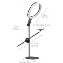 Ulanzi T1 Desktop Overhead Shooting Bracket Ring Light Set – Stable overhead shooting setup designed to improve lighting and support clear, professional content creation