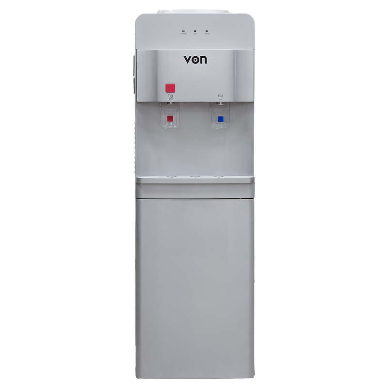 Von VADL2211S Hot, Normal &amp; Cold Water Dispenser – Silver, Energy Efficient &amp; Durable