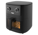 Von VAF065MCK 6.5L Manual Air Fryer – Healthy Oil-Free Cooking, Large Capacity, Fast Heating, and Easy-to-Use
