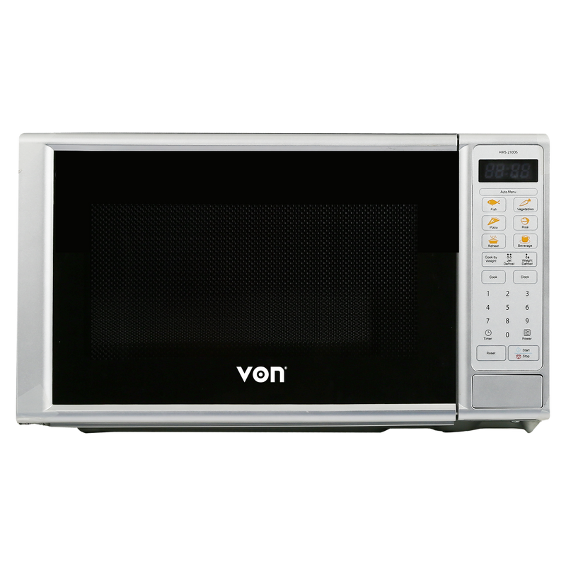 Von VAMS-20DGS 20L Digital Solo Microwave Oven - 800W, 20 Litres