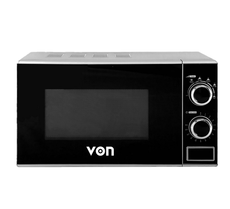 Von VAMS-20MGS 20L Solo Microwave Oven - 700W, 20 Litres, Mechanical Control