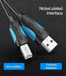Vention VAS-A16-B150 USB 2.0 Male to Male Cable 1.5M – High-Speed Data Transfer Cable for PC, Laptop & Peripheral Devices