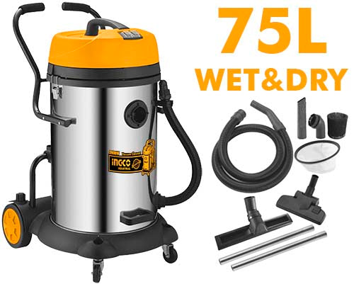 Ingco VC24751 Vacuum cleaner 75l 2400W