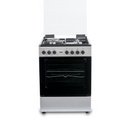Von VCF653131NSY 3+1 Standing Cooker – 3 Gas Burners + 1 Electric Hotplate with Oven, Durable &amp; Efficient Cooker for Homes