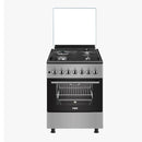 Von VCF653131NSY 3+1 Standing Cooker – 3 Gas Burners + 1 Electric Hotplate with Oven, Durable &amp; Efficient Cooker for Homes