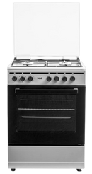 VON VCF653141NSY Freestanding Cooker 3 Gas + 1 Electric Burners, Thick Enamel- Versatile cooking options for all meals