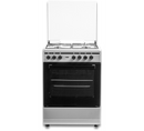 VON VCF663151FSY Freestanding Cooker – 3 Gas + 1 Electric Burners, Durable Enamel Pan Support &amp; Flame Failure Safety Device