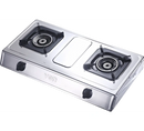 Von VCT2XWGX Table Top Dual Burner – Stainless Steel Gas Cooker