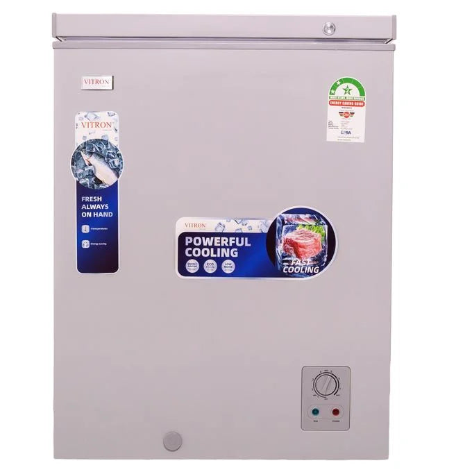 Vitron VDF142SG 142L Flip-Top Chest Freezer– Efficient Cooling, Low Power Consumption &amp; Durable Design