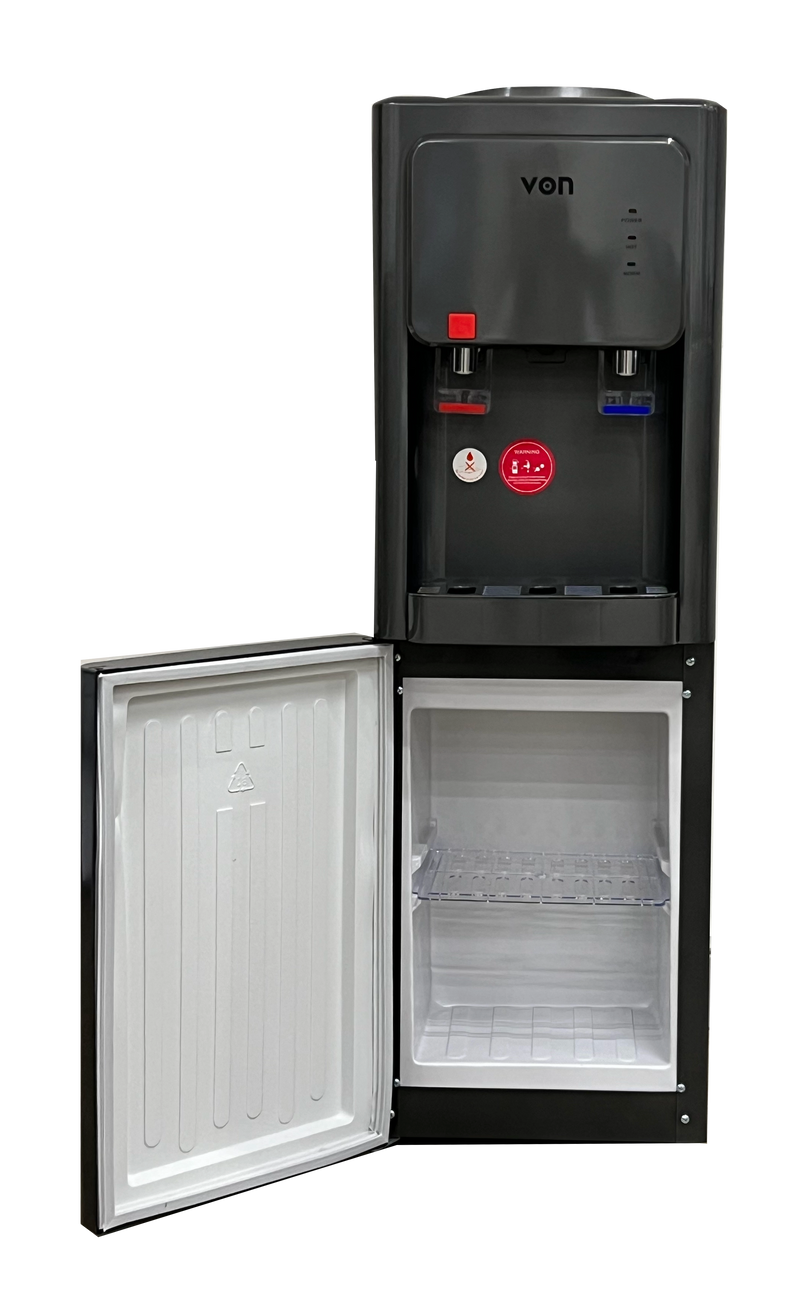 Von VDN-211CLS Water Dispenser Hot &amp; Normal – Dark Grey, Stylish and Efficient Water Dispenser for Home or Office